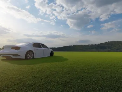 the car is modern 3D model