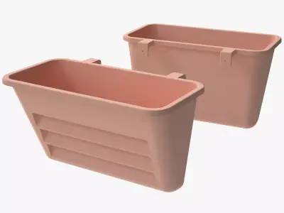 Wall Mounted Container 3D print model