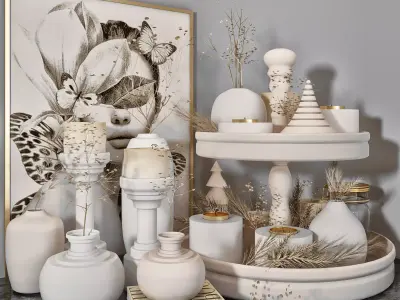 decorative set 14 3D model