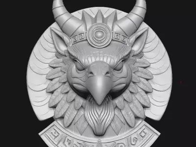 Griffin 3D print model