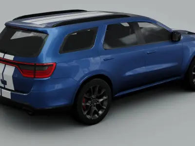 Dodge Durango SRT Hellcat 2022 3D model