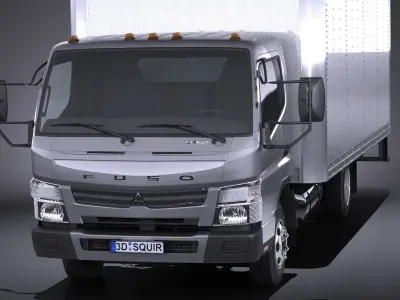 Mitsubishi Fuso BOX 2016 3D model