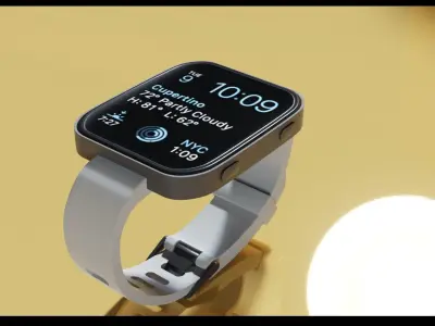 Digital Watch 3D model
