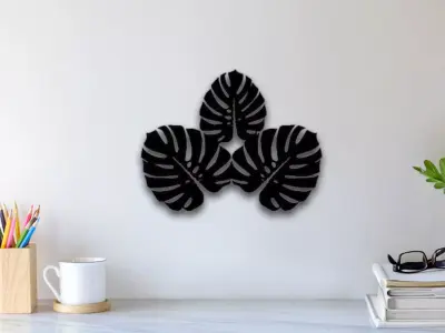 Leaf Wall Art 3D print model get