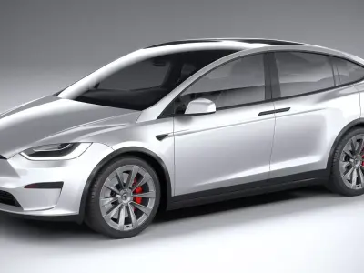 Tesla Model X 2021 3D model