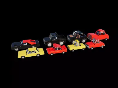 all car model 3D model