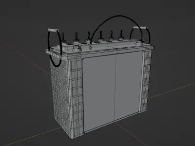 Generic Tubular battery 3D model