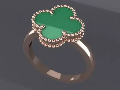 Ring Van Cleef 3D print model