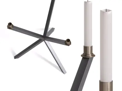 Candleholder Tripod by NEB 3D model
