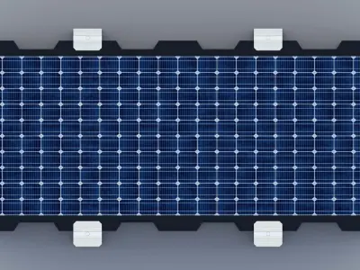 160W 1480x670x35mm New Frame Solar Panel 3D model
