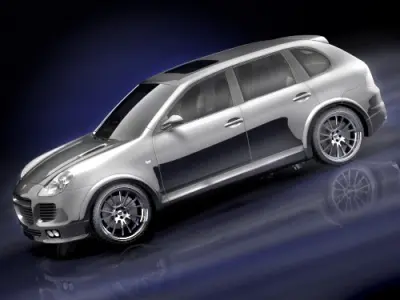 Porsche Cayenne Turbo 2005 3D model