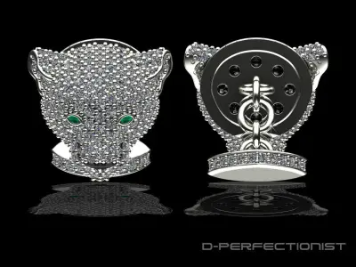 Luxury Diamond Cuffling 3D print model