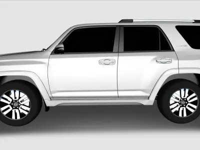 Toyota 4Runner Limited 2014 3D model