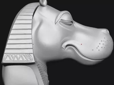 Hippopotamus 3D print model