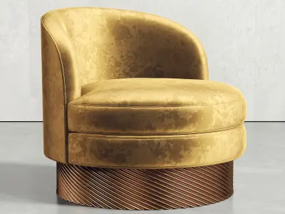 Club sofa chair 107 3D model