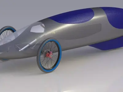 Shell Electric Eco Car2016 King Saud University  3D print model