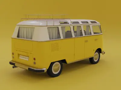 Volkswagen Kombi T1 3D model