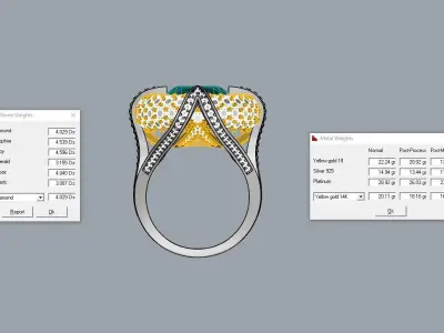 Queens Ring 3D print model