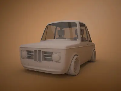 Cartoon car 3D model by saladino