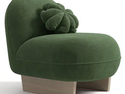 Ingrid Sherpa Chair 3D model