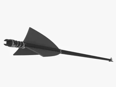 Arrow Low-poly 3D model