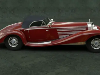 Mercedes-Benz 500k  3D model