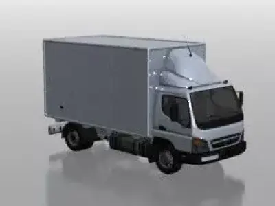 Car Mitsubishi Fuso Medium N080211 3D model