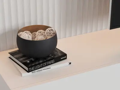 Living room set 01 3D model