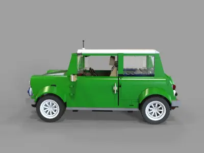 Lego car 3D model