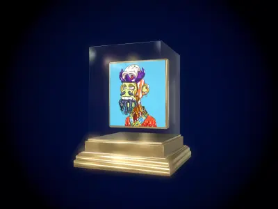 Mutant Ape 5 Gold Club 3D model