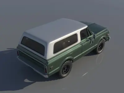Chevrolet BLazer 1970 3D print model