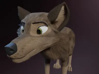 Trinity Wolf 3D model