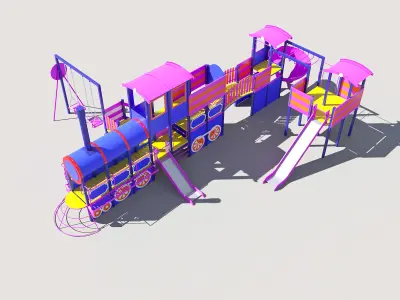 Playground paravoz 3D model