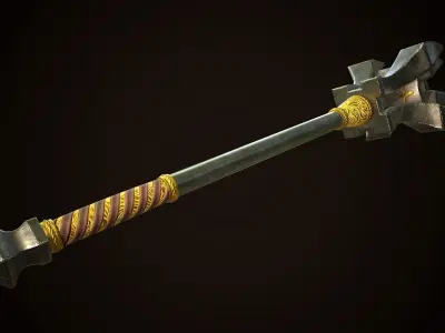 Mace 05 Low-poly 3D model