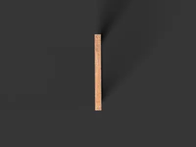 4K Old Windows Low-poly 3D model