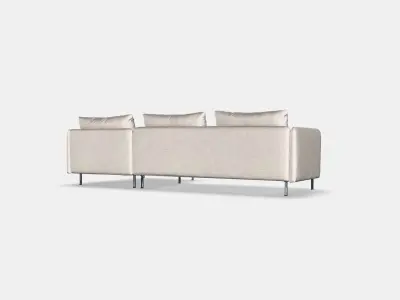 SODERHAMN 4-seat sofa 8 Low-poly 3D model