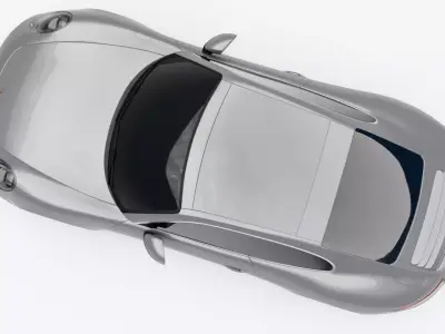 Porsche 911 Carrera 4S Low-poly 3D model