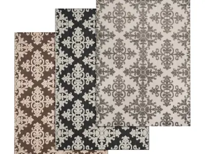 Rug Set 2403 3D model