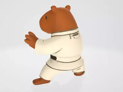 Capybara Sensei 3D print model