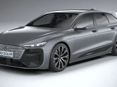 Audi A6 Avant e-tron 2025 3D model