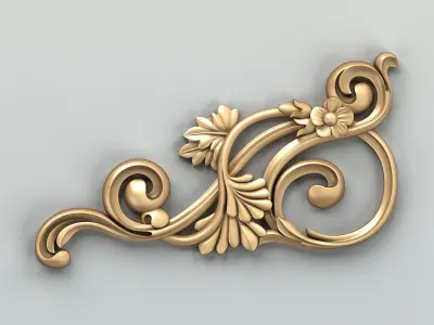 Corner decor 026 3D model