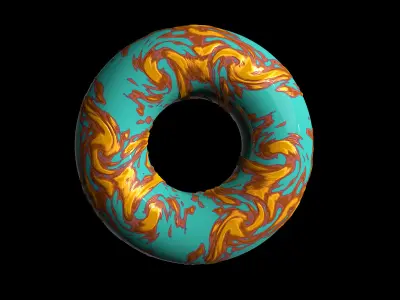 Fantasy set - 4 PBR materials with SBS file Texture