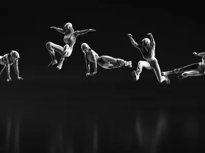 Parkour Girl 02 3D print model