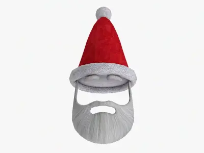 Santa Claus Decorations V3 Low-poly 3D model