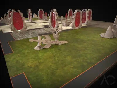 ELEMENTO ESCENOGRAFIA ELDAR Free 3D print model