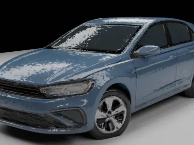 Volkswagen Golf Fictional 3D model