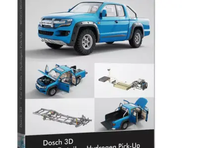 DOSCH 3D - Car Details - Hydrogen Pick-Up 3D model