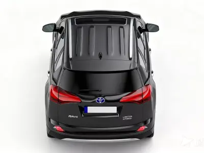 Toyota RAV4 Mk4  XA40 Hybrid HQ Interior 2016 3D model