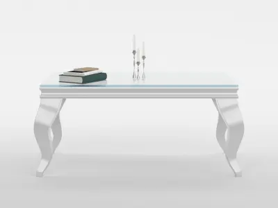 Coffee Table Set 01 3D model