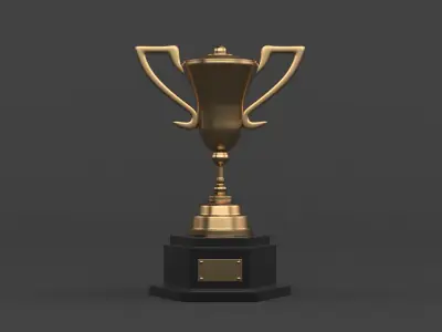 Trophy Cups 3D model buy
